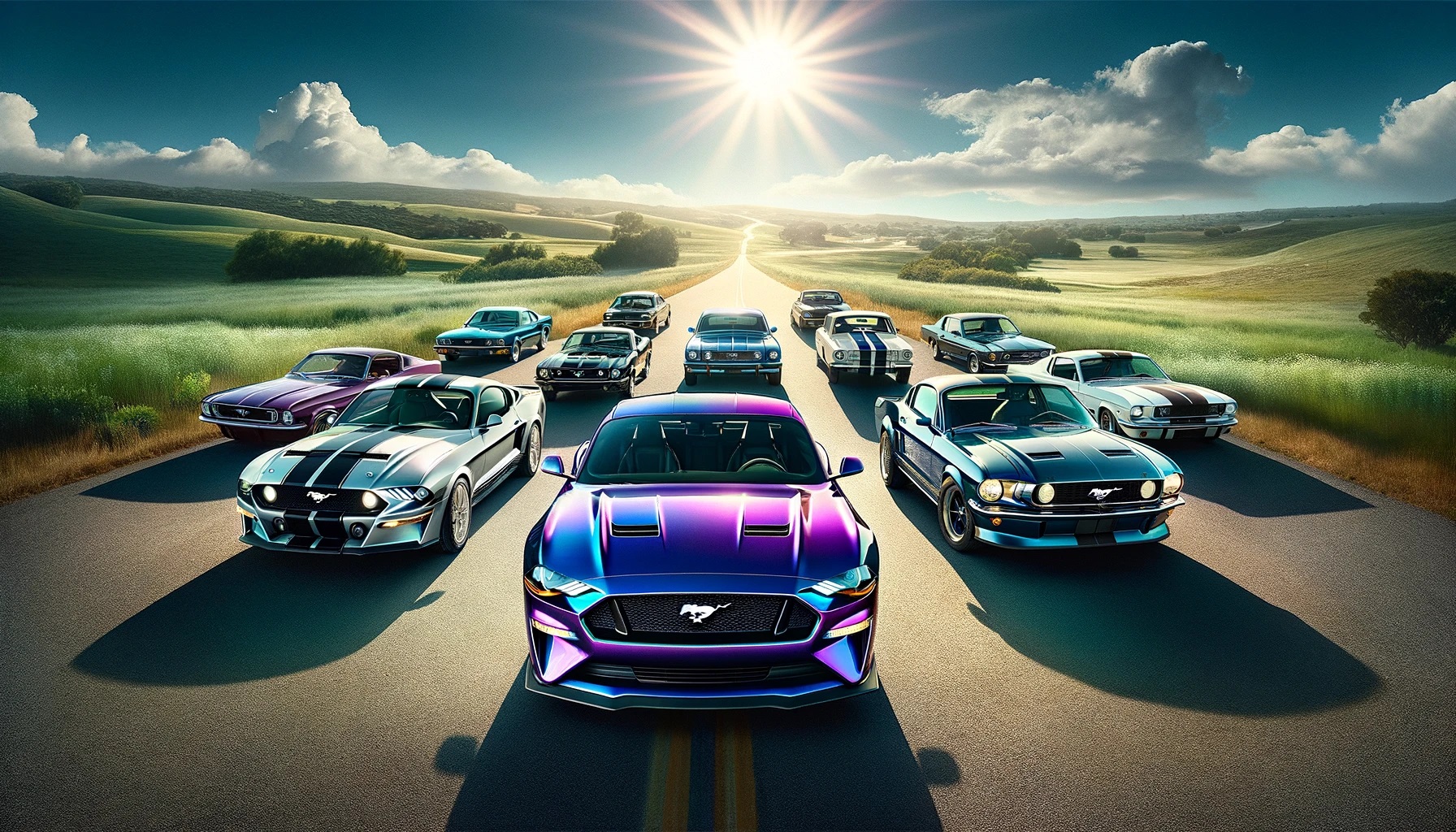 herd of mustangs